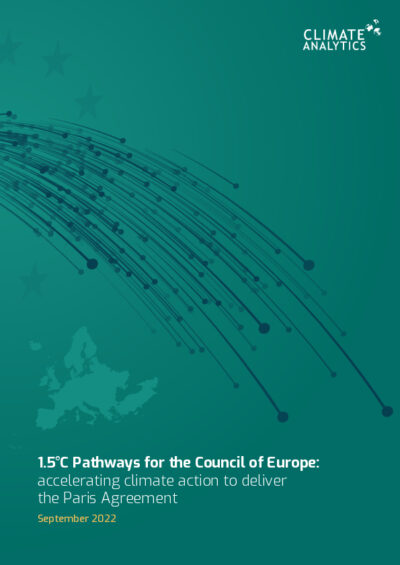 1.5°C pathways for the Council of Europe