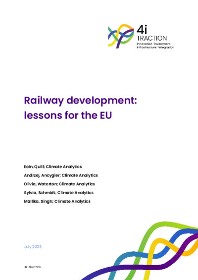 Railway development: lessons for the EU