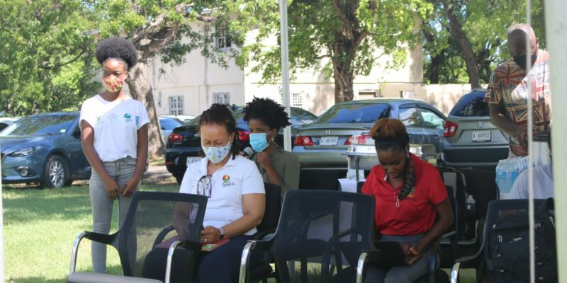 Participants at Antigua and Barbuda's Fourth National Communication Mitigation Workshop 14 Aug 2020