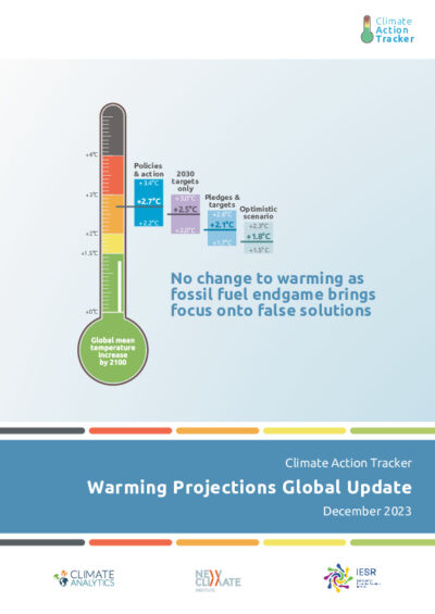 No change to warming as fossil fuel endgame brings focus onto false solutions