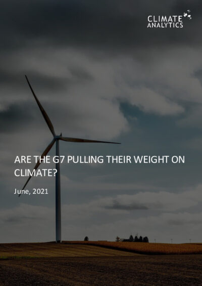 Are the G7 pulling their weight on climate?