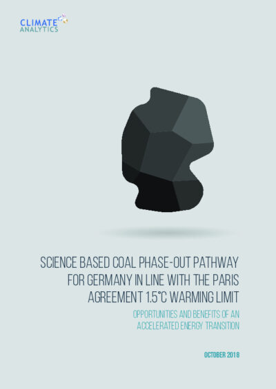 Science-based coal phase-out pathway for Germany in line with the Paris Agreement 1.5°C warming limit: opportunities and benefits of an accelerated energy transition