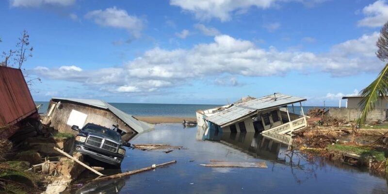 Hurricane Maria damages in El Maní Sabanetas Mayagüez Puerto Rico