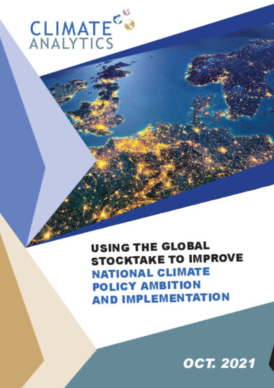 Using the Global Stocktake to Improve National Climate Policy Ambition and Implementation