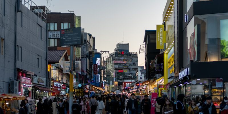 Hongdae, South Korea, Photo by Patrick on Unsplash