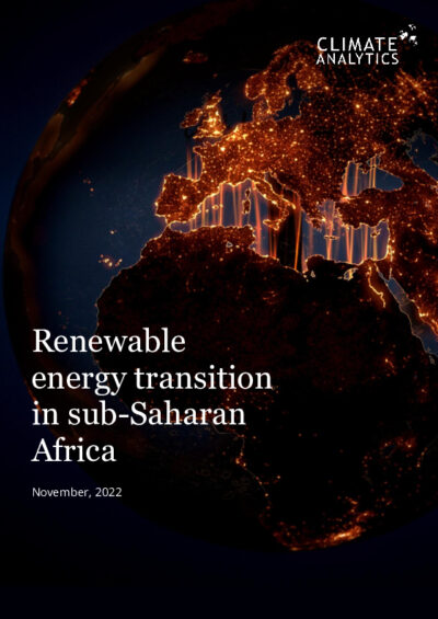 Renewable energy transition in sub-Saharan Africa