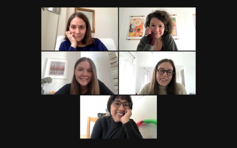 From left: Olivia Serdeczny, Marina Adrijevic, Nicole van Maanen, Emily Theokritoff and Shruti Nath