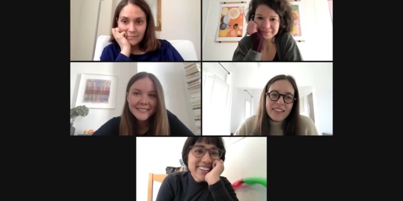 From left: Olivia Serdeczny, Marina Adrijevic, Nicole van Maanen, Emily Theokritoff and Shruti Nath