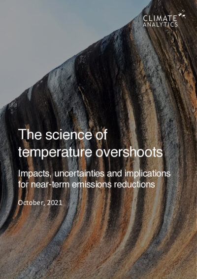 The science of temperature overshoots: impacts, uncertainties and implications for near-term emissions reductions