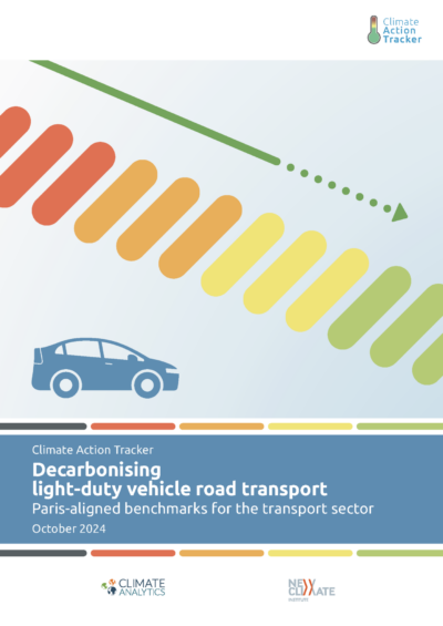 Decarbonising light-duty vehicle road transport