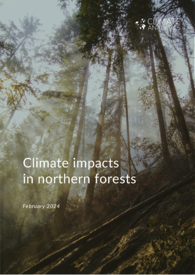 Climate impacts in northern forests