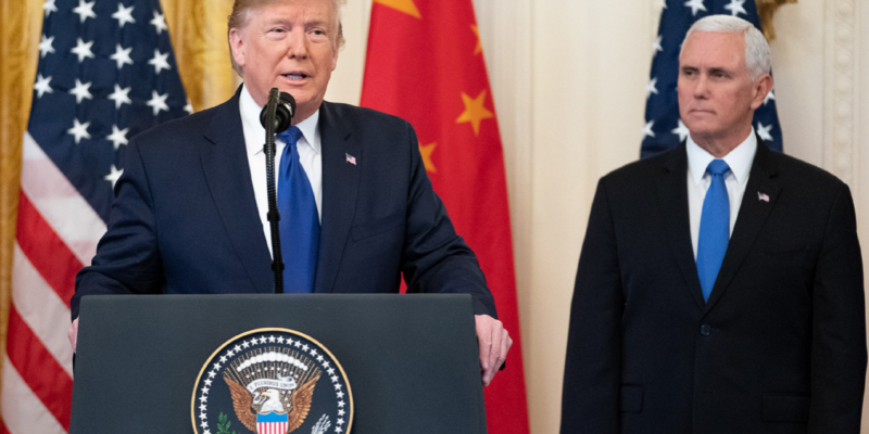 President Trump and Mike Pence, United States Federal Government (public domain)