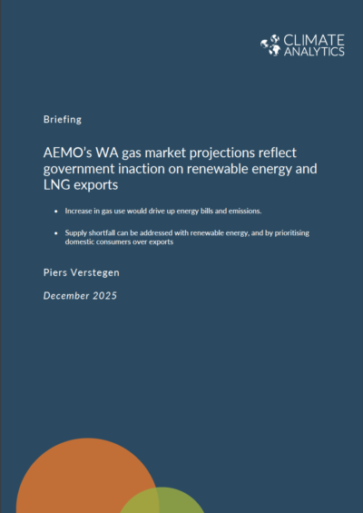 AEMO's gas projections for Western Australia: analysis